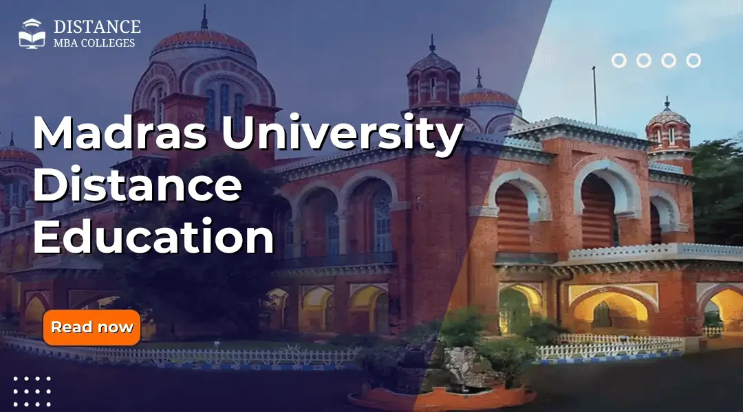 Madras University Distance Education Admission 2026