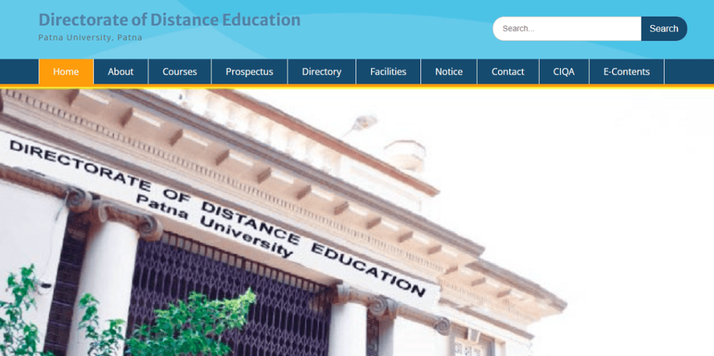 Directorate of Distance Education, Patna University