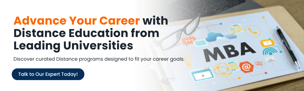 Distance MBA Colleges Banner
