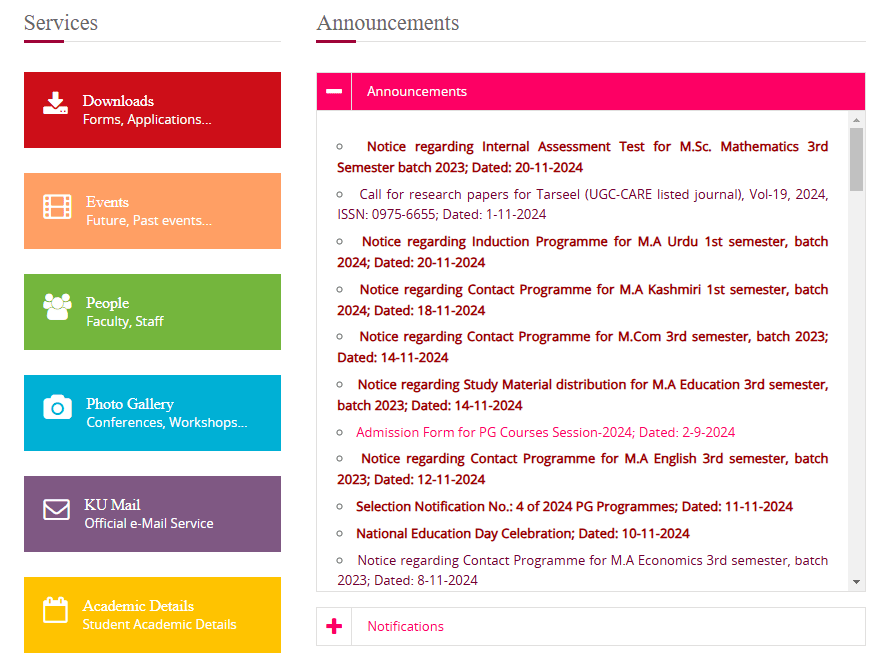 University of Kashmir