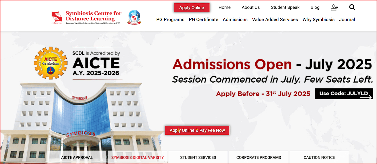 Symbiosis Centre for Distance Learning (SCDL)